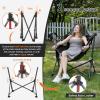 image:imageTIMBER RIDGE Hammock Camping Chair Oversized Swinging Hammock Chair with Adjustable Back and Seat for Outdoor Lawn Sports Supports 400lbs BlueBlack