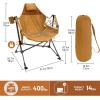 image:imageTIMBER RIDGE Hammock Camping Chair Oversized Swinging Hammock Chair with Adjustable Back and Seat for Outdoor Lawn Sports Supports 400lbs BlueOrange