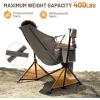 image:imageTIMBER RIDGE Hammock Camping Chair Oversized Swinging Hammock Chair with Adjustable Back and Seat for Outdoor Lawn Sports Supports 400lbs BlueTan